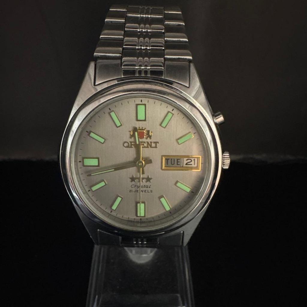 Used [Vintage/Rare] ORIENT Tri-Star CRYSTAL Good Condition