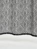 Halloween Lace Door curtain with Ghost Hand Perfect for Fireplace black lace Window Curtain