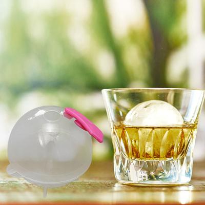 Houseeker 4 Piezas 3 Cm Máquina para Hacer Bolas de Hielo Plástico Transparente Molde para Cubitos de Hielo Whisky Cóctel Herramientas para Bar