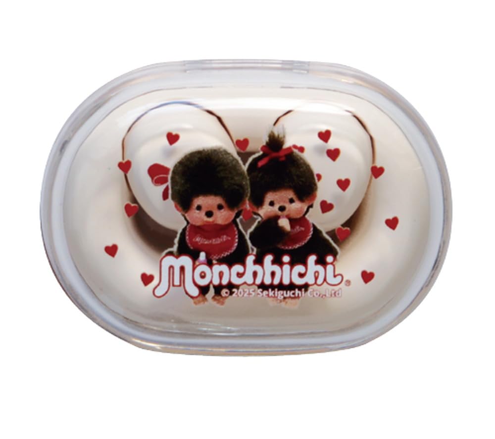 

GlanSank Monchhichi True Wireless Stereo Earphones Bluetooth Compact Lightweight Microphone Charging Case Calls Music Sports Gaming Character