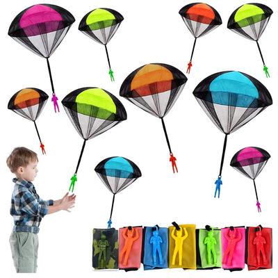 Parachute Toys for Kids, Outdoor Flying Parachute Men Toy, Army Soldiers Guys Toy, No Battery Throwing Hand Toy for Kids Party Favor