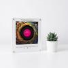 Rotating Disc Night Light with NFC- Music Player, Magnetic Fridge, Acrylic Decorative Ornament