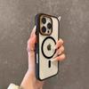 Contrast Color Suitable for Apple 16promax Mobile Phone Case Magsafe Magnetic Charging IPhone15 14 Transparent Ip13