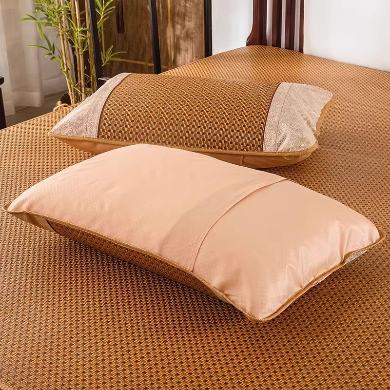 Sommer Kühl Rattan Kissenbezug Set - Erwachsene, Einzelbett, 2-teilig