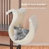 The Cat Hammock, Hanging Bed, Iron Frame, Cat Mat, S-shaped Plush Cat Tunnel, and Cat Bed Are Comfortable and Breathable