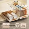 Kitchen Pull-Out Dish Drying & Storage Rack