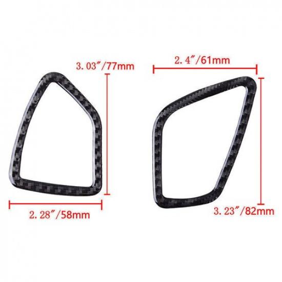 Carbon Fiber Dashboard Air Outlet Conditioning Vent Cover Fits Bmw 3 Series F30
