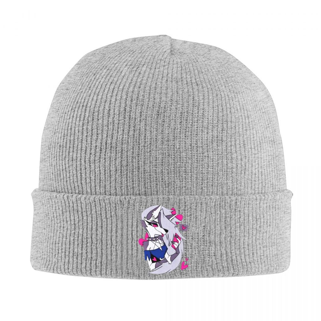Helluva Boss Loona Warm Knitted Cap Hip Hop Bonnet Hat Autumn Winter Outdoor Beanies Hats for Unisex Adult