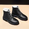 Schneestiefel Damen Winterschuhe Allround Dicke Sohle Samtgefüttert Baumwollschuhe Damen Rutschfeste Kurze Stiefel