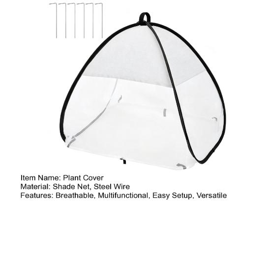 Pop-up Plant Cover Tent, Garden Bird Netting Shade Cover with Ground Stakes, Plant Sun Shade And Insect Barrier Netting for Outdoor Vegetables Fruits