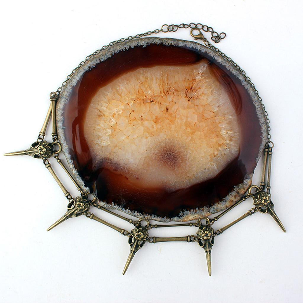 Gothic Bird Necklace, Evil , Pagan  Necklace