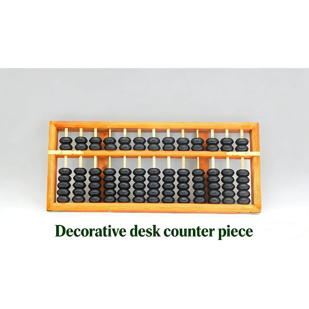 MAGIKON Vintage-Style Chinese Wooden Abacus, Chinese Lucky Calculator