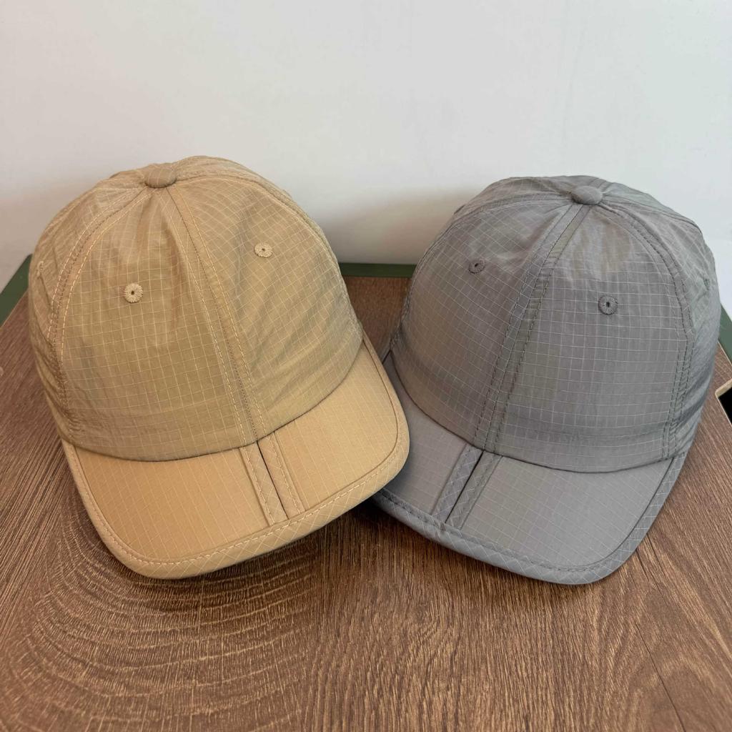 Japanese Lightweight Cargo Style Functional Short Brim Cap Unisex Ultra-light Portable Breathable Sun Hat Camping Baseball Cap