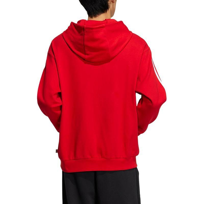 Adidas Neo Sweatshirts Men's Red Hooded Moderate Regular IA6890