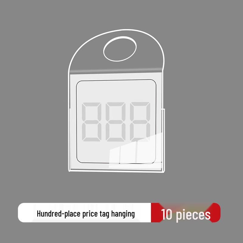 Promotional Clothing Store Hang Tag: Price, Discount, Recommended Label for Shelf Display