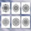 1pc, Mandala Coloring Book, Teenagers Coloring Book, 30 Different Patterns, 100gsm Thick Paper, Stress Relief, Birthday Gift