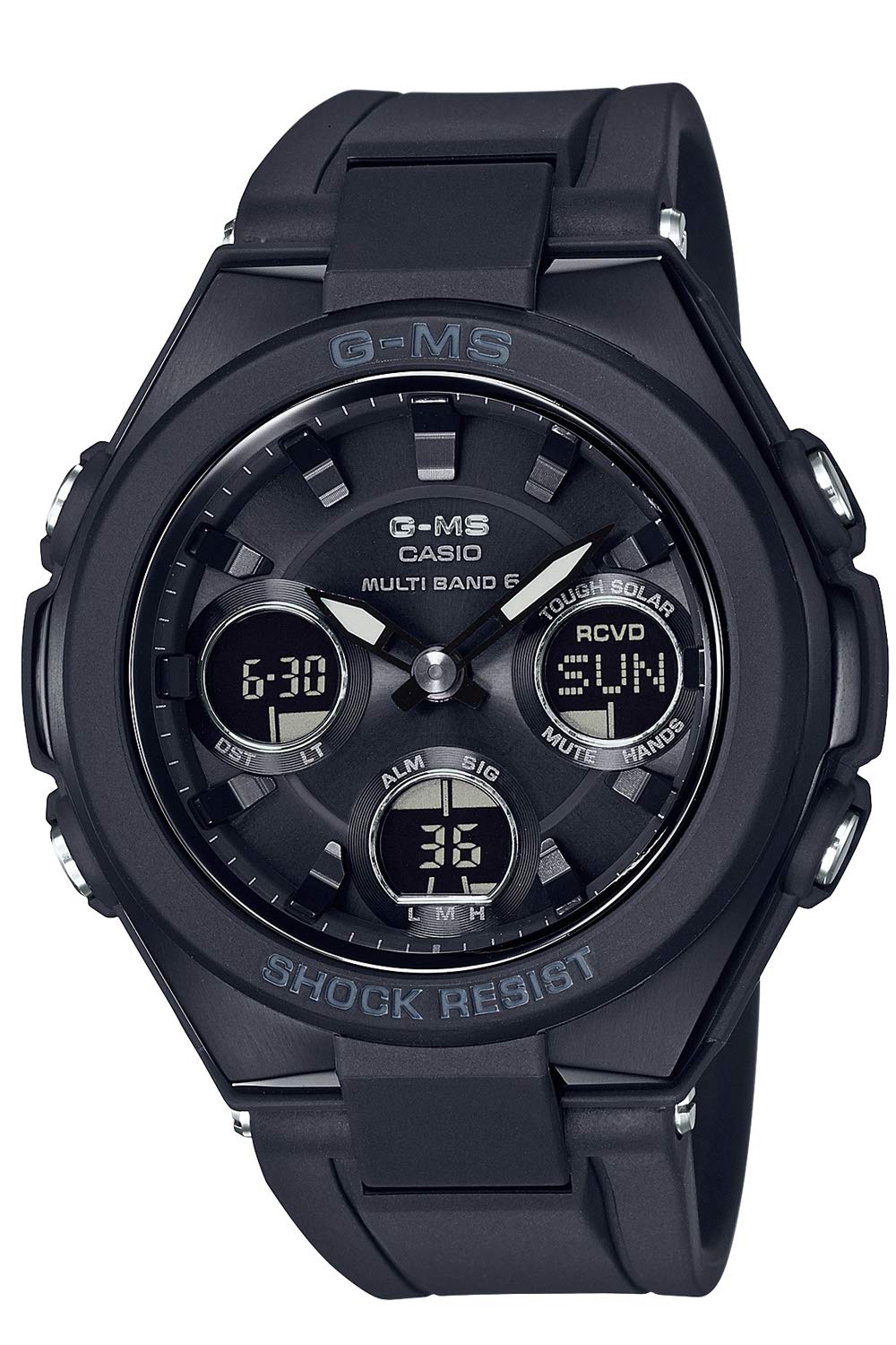 Casio Baby-G G-MS Радиоуправляемые часы на солнечной батарее MSG-W100G-1AJF Женские Черные