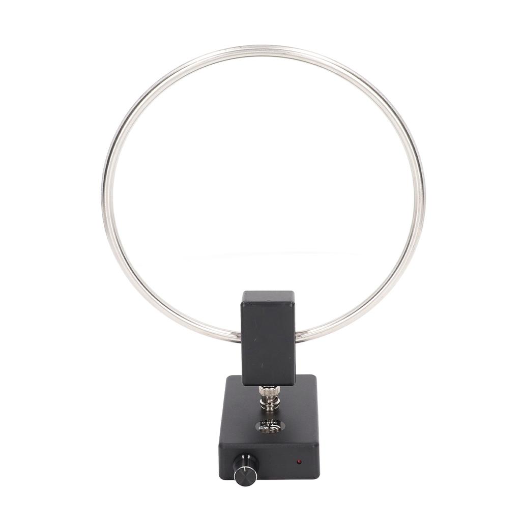 Short Wave Radio Antenna Stainless Steel Loop Antenna for Indoor Reception 2.3‑30MHz