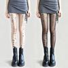 Summer Plus Size Womens Black Heart Pattern Silk Stockings With Sunscreen And Absorbing Features For Youth Fashion