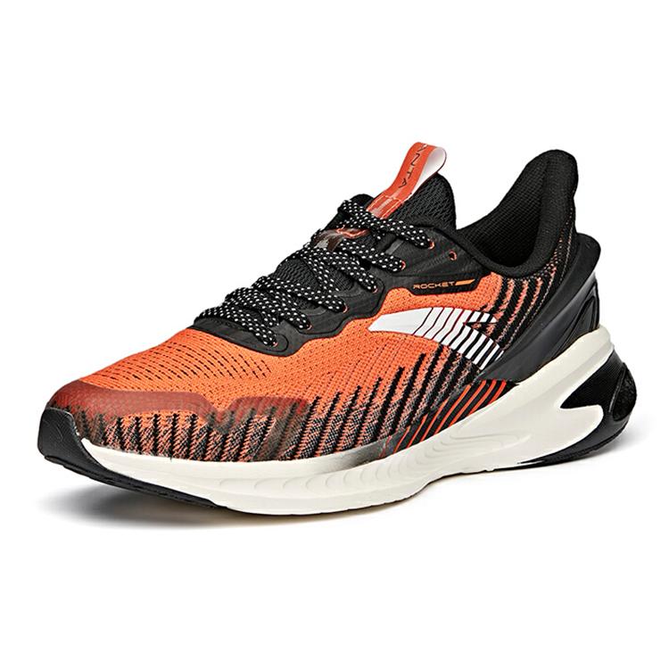 Anta Edge 2.0 Comfortable Cushioning Slip Resistant Abrasion Resistant Breathable Low top Running Shoes Men's 112045587-3