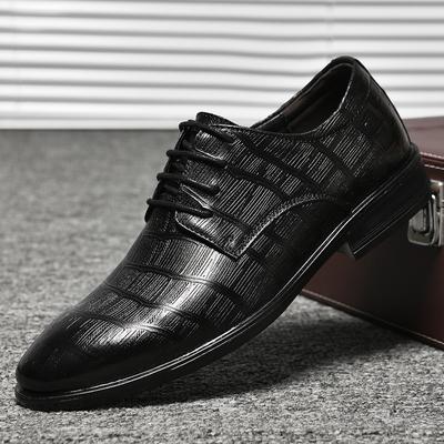 FashionHigh Quality Classic Genuine Leather Men Derby Shoes Lace-Up Business Dress Men Oxfords Shoes Male Formal Luxury Zapatos Hombre