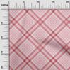 oneOone Cotton Flex Light Green Fabric Plaid Sewing Material Print Fabric By The Yard 40 Inch