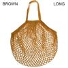 Reusable Cotton Mesh Bag Shopping String Fishnet Net Turtle Bags Storage Handbag Tote Woven Net Tote Environmental Protection