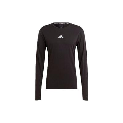 Ultimate Running Conquer The Elements Top de Manga Larga Merino para Hombre Tops Negro IB6390