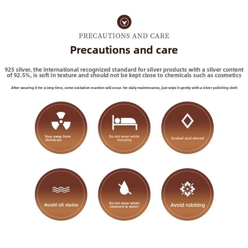 S925 sterling silver bracelet women's natural crystal stone hand jewelry Valentine's Day gift for girlfriend