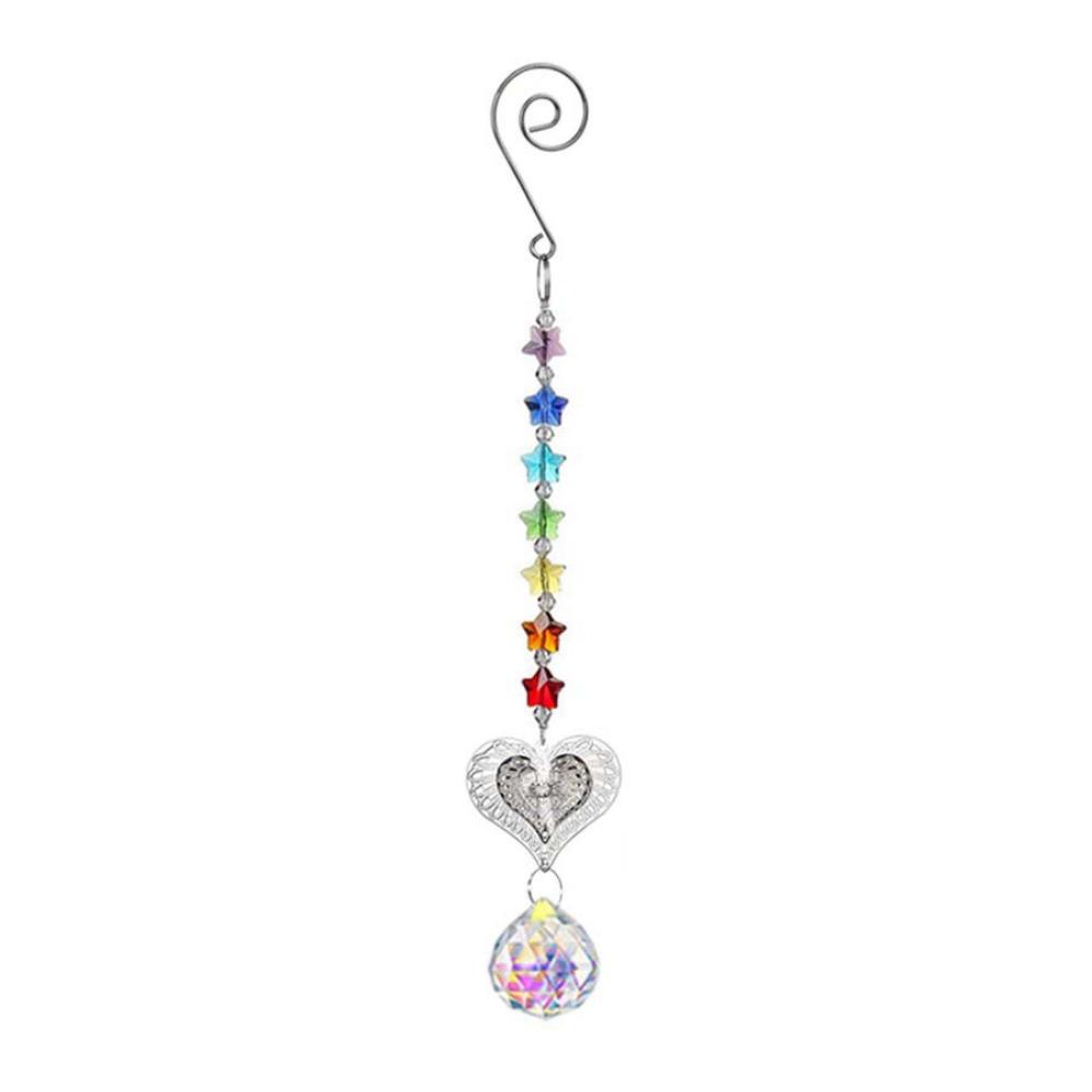 Exquisite Butterfly Prism Pendant Unique Window Hanging Suncatchers Crystal Wind Chime  Balcony