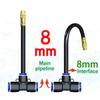 8mm Adjustable Misting Nozzle 360 Degree Bendable Spray Head for Garden Irrigation Greenhouse Humidification Micro Irrigation Sprinkler Parts