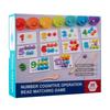 Arithmetic Math Toy Set Montessori Math Beads Counting Toy Montessori Arithmetic Kit for Early Childhood Educational Activities