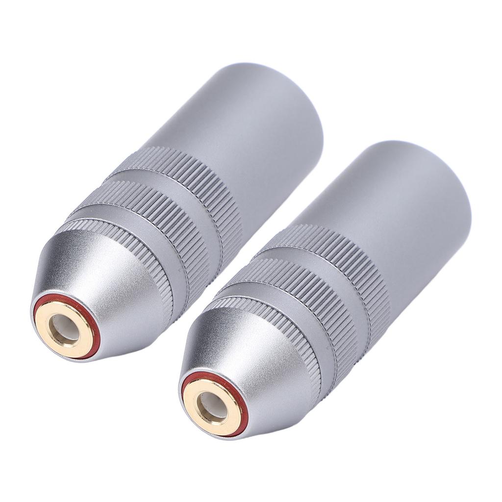 2Pcs 4 Pin XLR Male to 4.4mm Balanced Female Adapter XLR Male to 4.4mm Female Adapter for Microphones Mixers Active