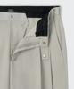Musinsa Standard Cool Touch To Tuck Wide Hidden Banding Slacks [Dusty Cream]