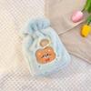 Cartoon Embroidered Plush Hot Water Bottle