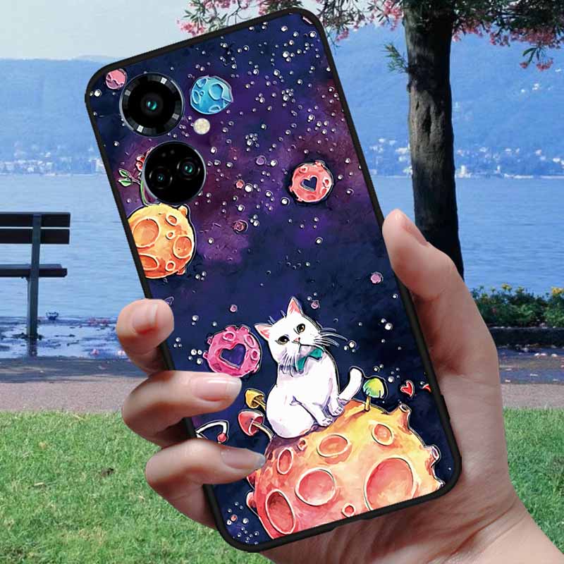 For Tecno Camon 19 Case Camon19 Neo 3D Relief Emboss Phone Cover For Tecno Camon 19 Pro 4G 5G Neo Coque Soft Silicone Cartoon