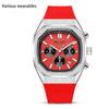 New Men's Three-eye Six-pin Fashionable Multifunctional Luminous Waterproof Watch