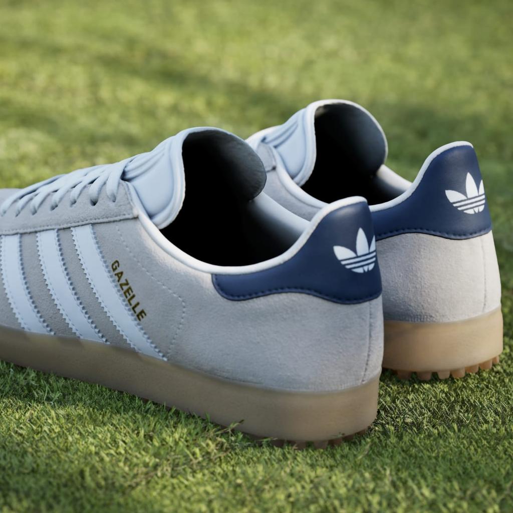 adidas Gazelle Spikeless Golf HP7073 Unisex Performance Sports Shoes Chalk White / Cloud White / Night Indigo
