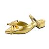 Fashion 2025 New Butterfly-knot Women Hot Selling Simple Fashion High Quality Simple and Elegant Slippers Sandals High Heel Ladies Shoe