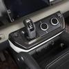 PIUGILH Auto Mittelkonsolen-Rahmenabdeckung & Klimaschalter-Panel Innenverkleidungszubehör für Land Rover Defender 110 2020 2021 2022 2023