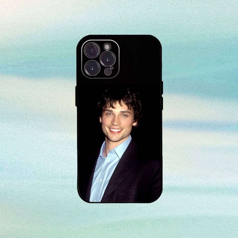 

Actor T-Tom Welling Phone Case For iPhone17,16,15,14,13,12Plus,Pro Max,XS,5G Soft Silicone Black Cover iPhone16pro