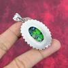 Fiesta Kingman Pendant, 925 Sterling Silver Pendant Jewelry, Handmade Pendant Gemstone Jewelry For Memorial Day