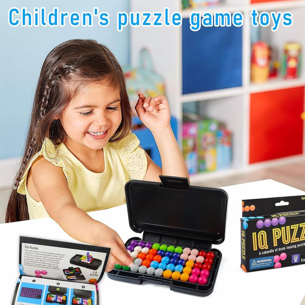 IQ Puzzler Pro, Puzzle Game,Puzzle Games for Children, with 200 Types of Challenges, 3D Logic Games for Children from 8 Years and Adults