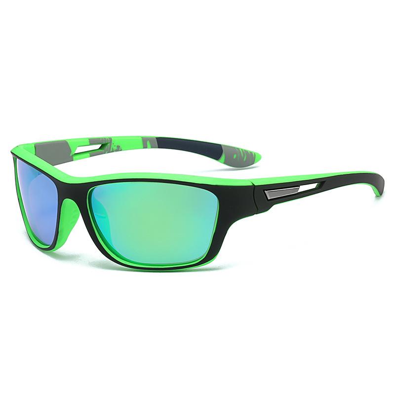 Fashion Sport Sunglasses For Men Multicolor Lens Uv400 Protection Outdoor Fishing Cycling Glasses