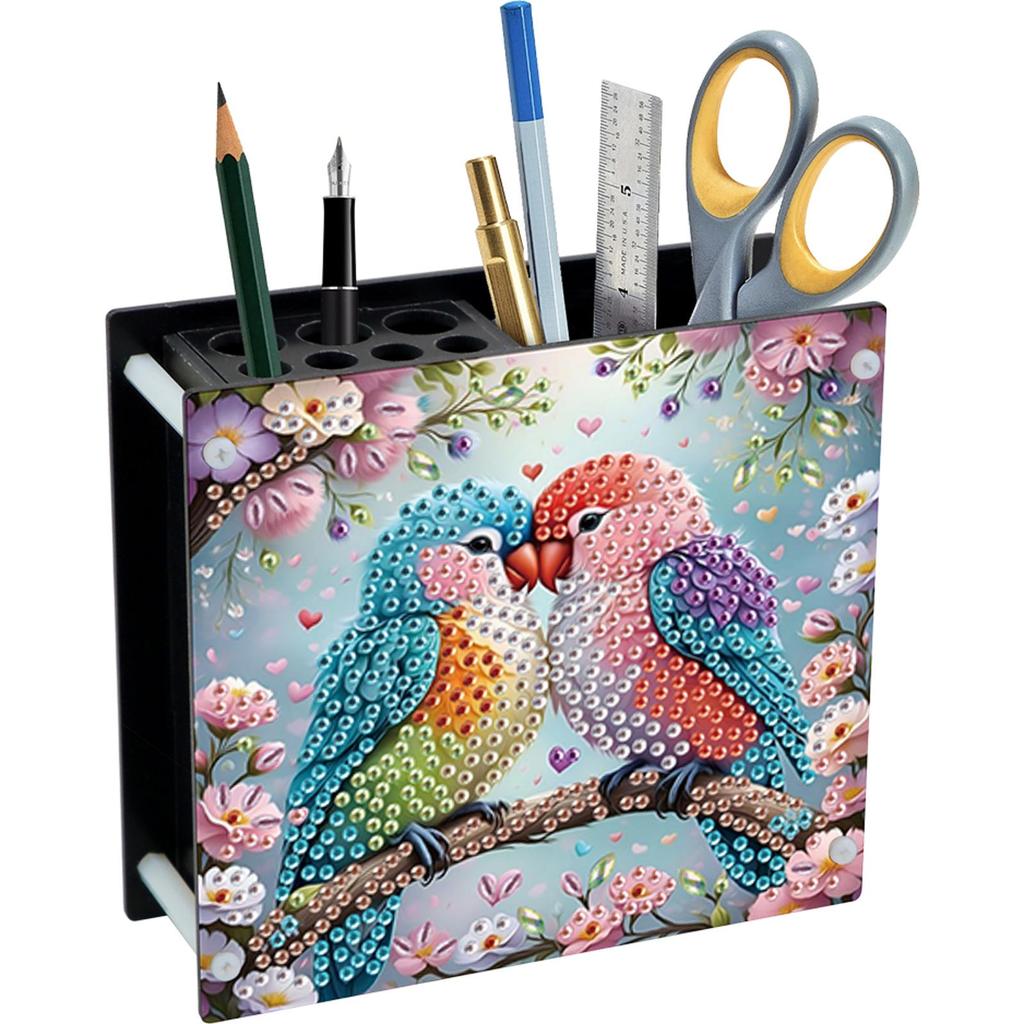 DIY Diamond Painting Kit Special Shape Diamond Pen Container Office Supplies Storage Box Diamond Painting Storage for Desk