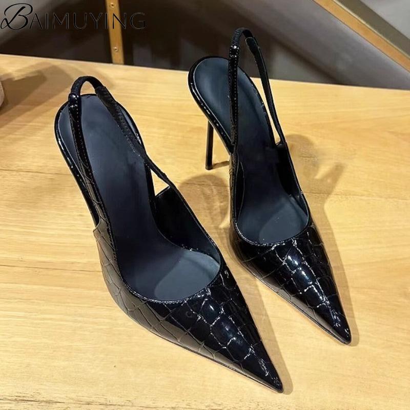 Summer High Heels Sandals Pointed Toe Shoes Women Sexy Slippers 2025 Trend Dress Stilettos Pumps Brand Elegant Zapatos De Mujer