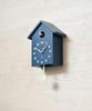 BRUNO Cuckoo Clock, Pendulum Clock, Wall-Mounted/Tabletop Clock, Cute and Stylish, Ivory Birdhouse Clock, BCW047-IV