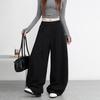 Premium Women's Cotton Wide-Leg Drawstring Pants - Versatile Fall/Winter Casual Wear