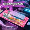 Custom Name Personalized PAW Patrol Pattern Mousepad, Laptop PC Desk Mat, Decorative Desk Mat for Home Keyboard Pad Gift