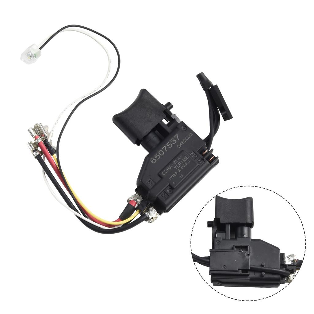 Hot High Quality Practical Switch Trigge Ddf482 Dhp482 Household Instrument Parts 632F27-4 Accessories Cordless